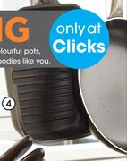 Clicks 24cm Aluminium Griddle Pan