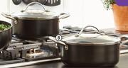 Love Cooking 20cm Black Aluminium Casserole