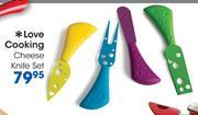 Love Cooking Cheese Knife Set