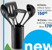Clicks 5-Piece Nylon Tools In Holder