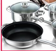 Clicks Stainless Steel Pot & Frying Pan Set