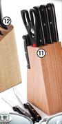 Clicks 12 Piece Knife Set With Wood Block