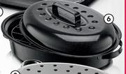 Clicks Enamel Roaster With Rack