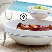 Clicks Round Bowl With Dip In Stand