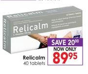 Relicalm-40 Tablets