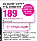 BlackBerry Curve 9720 Smartphone-On U Choose Flexi 100
