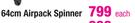 Paklite 64cm Airpak Spinner-Each