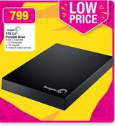 Seagate 1TB 2.5" Portable Drive