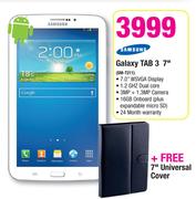 Samsung Galaxy Tab 3 7" SM-T211+Free 7" Universal Cover