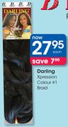 Darling Xpression Colour #1 Braid