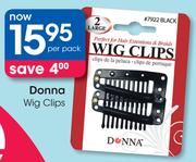 Donna Wig Clips-Per Pack
