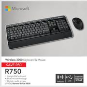 Microsoft Wireless 3000 Keyboard & Mouse