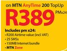 LG G2-On MTN Any Time 200 Top Up