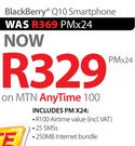 Blackberry Q10 Smartphone-On MTN Any Time 100