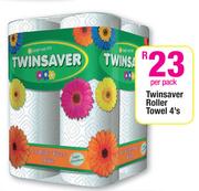 Twinsaver Roller Towel 4's-Per Pack