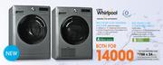 Whirlpool 9kg Front Load Washing Machine AWO/E91200SL and 9kg Front Load Condensor Dryer AZB9100SL