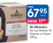 Dr. Miracle's No Lye Relaxer Kit Regular Or Super-250g Each