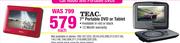 Teac 7" Portable DVD Or Tablet-Each