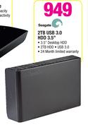 Seagate 2TB USB 3.0 HDD 3.5"