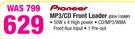 Pioneer MP3/CD Front Loader DEH-155MP