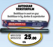 Autogear vensterfilm WF01/D/SD/WF05/D/SD-Elk
