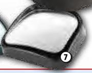 Autogear Blind Spot Mirrors  1/4" Rectangle, Convex Mirror BSM07
