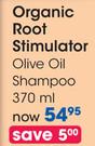 Organic Root Stimulator Olive Oil Shampoo-370ml Each