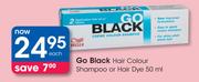 Go Black Hair Colour Shampoo Or Hair Dye-50ml
