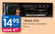 Black Chic Hair Colour Assorted-50ml 