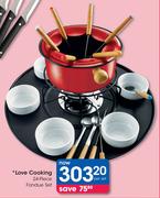 Love Cooking 24-Piece Fondue Set