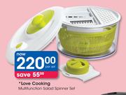 Love Cooking Multifunction Salad Spinner Set 