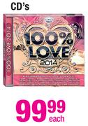 100% Love 2014 CD-Each
