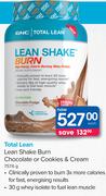 Total Lean Shake Burn Chocolate Or Cookies & Cream-757.6g
