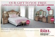 Versailles 5 Piece Bedroom Suite