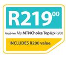 Samsung Galaxy Core Prime-On My MTNChoice Topup R200