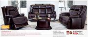 Alpine Lounge Newbury 3-Piece 3 Action Recliner Suite