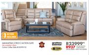 Grafton Everest Manhattan 3-Piece 3 Action Recliner Lounge Suite