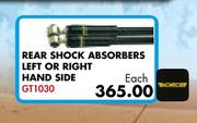 Opel Astra 1.6 “G” Rear Shock Absorbers Left Or Right Hand Side GT030-Each