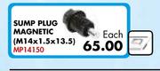 Opel Astra 1.6 “G” Sump Plug Magnetic (M14 x 1.5 x 13.5) MP14150-Each