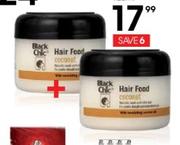 Black Chic Hair Food Coconut Plus Or Regular-2x125ml
