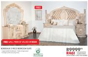 Donelly Bordeaux 3 Piece Bedroom Suite