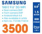 Samsung Tab E 9.6" 3G Wi-Fi