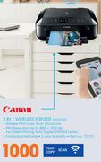 Canon 3 In 1 Wireless Printer MG5740