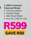 Megamaster 600 Crossover Charcoal Braai