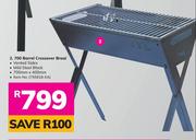 Megamaster 700 Barrel Crossover Braai-700mm x 400mm