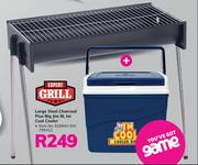 Expert Grill Large Steel Charcoal Plus Big Jim 8L Im Cool Cooler