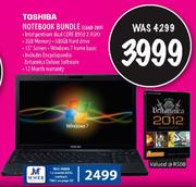 Toshiba Notebook Bundle(C660-289)