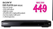 Sony DVD Player (DVP-SR320)