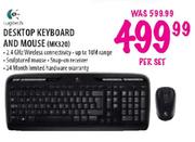 Logitech Desktop Keyboard and Mouse (MK320)-per set