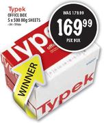 Typek Office Box 80g Sheets-5 x 500 per box